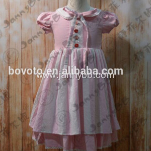 Boutique remake pink striped shift toddler dress